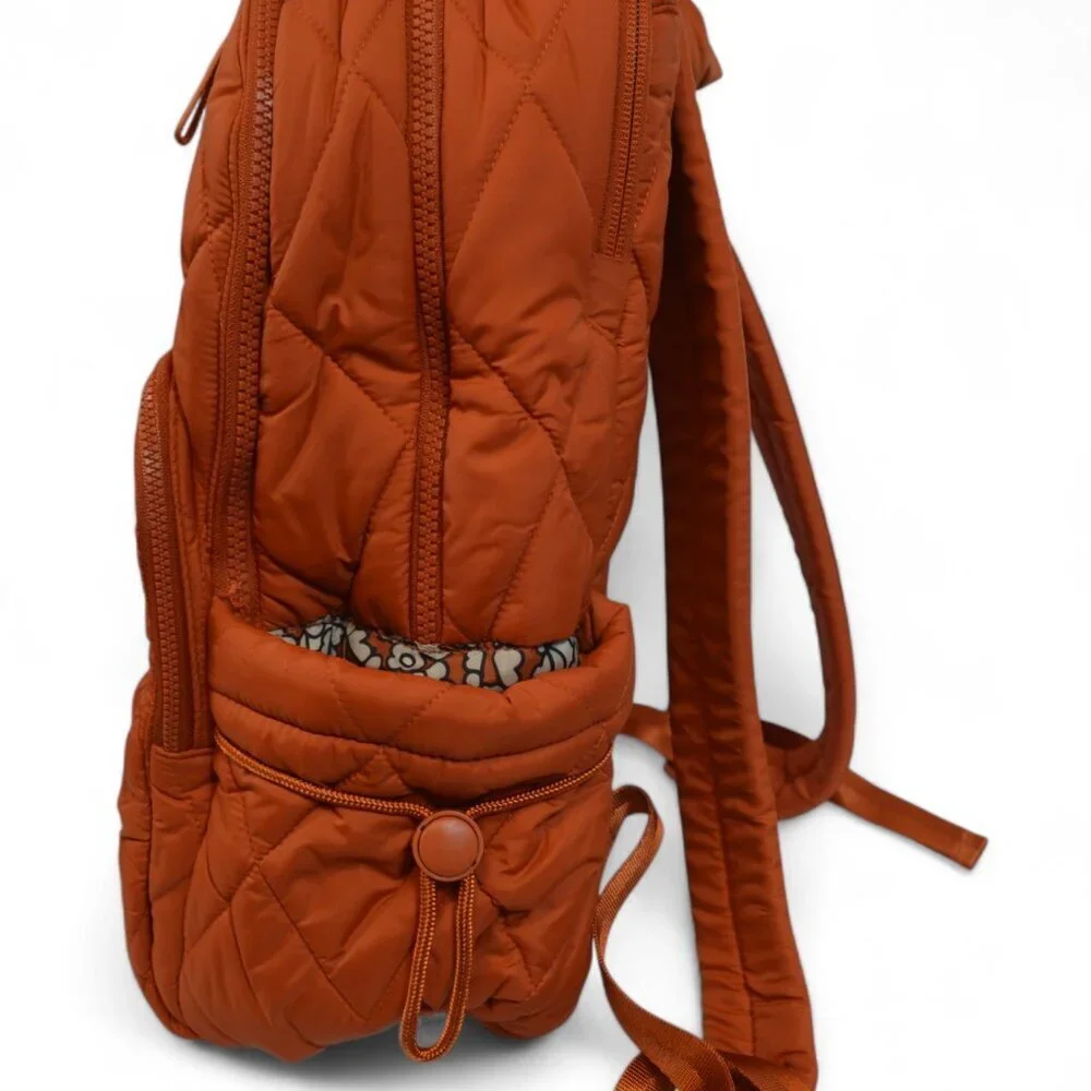 Vera Bradley Orange Quilted Backpack